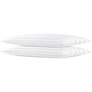 Thin Flat Soft Low Pillows  Size Set of 2, Down Alternative Filled Bed Pillows for Side  and  Sleepers 20x30