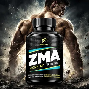 ZMA Supplements Capsules, with Zin, Magnesium, Vitamin B-6, Support Energy, Brain, Overall Health