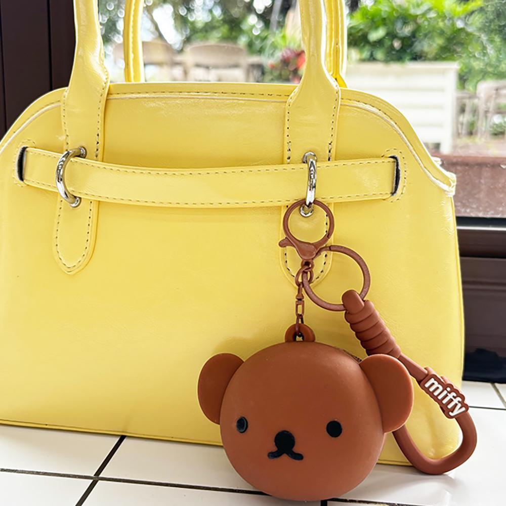 Kawaii Miffy Boris Cute Coin Purse Cartoon Rabbit Soft Silicone Mini Multifunctional Storage Bag Decoration Pendant Girl Gift