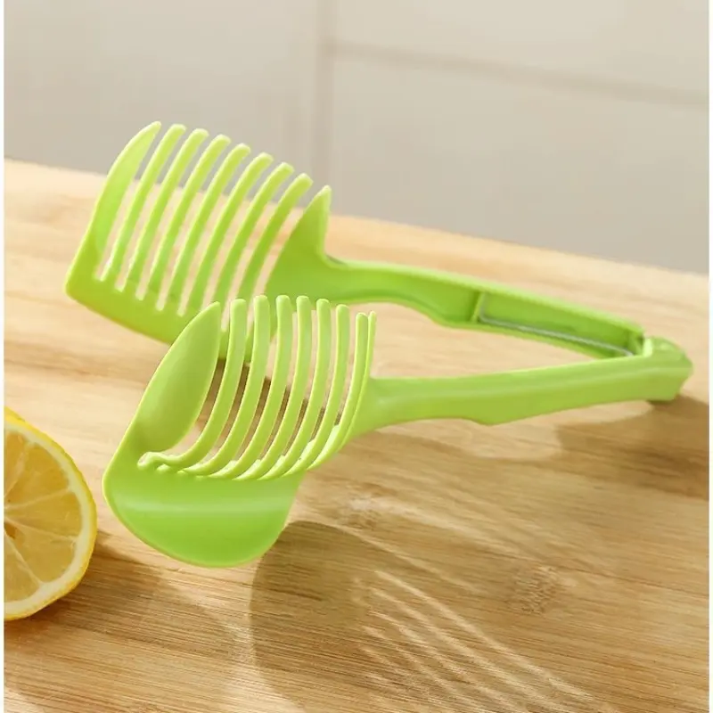 Lemon Fixing Clip Cutting Tool, Tomato Lemon Cutter, Lemon Slicer Separator, Efficient Kitchen Utensil for Citrus and Tomatoes