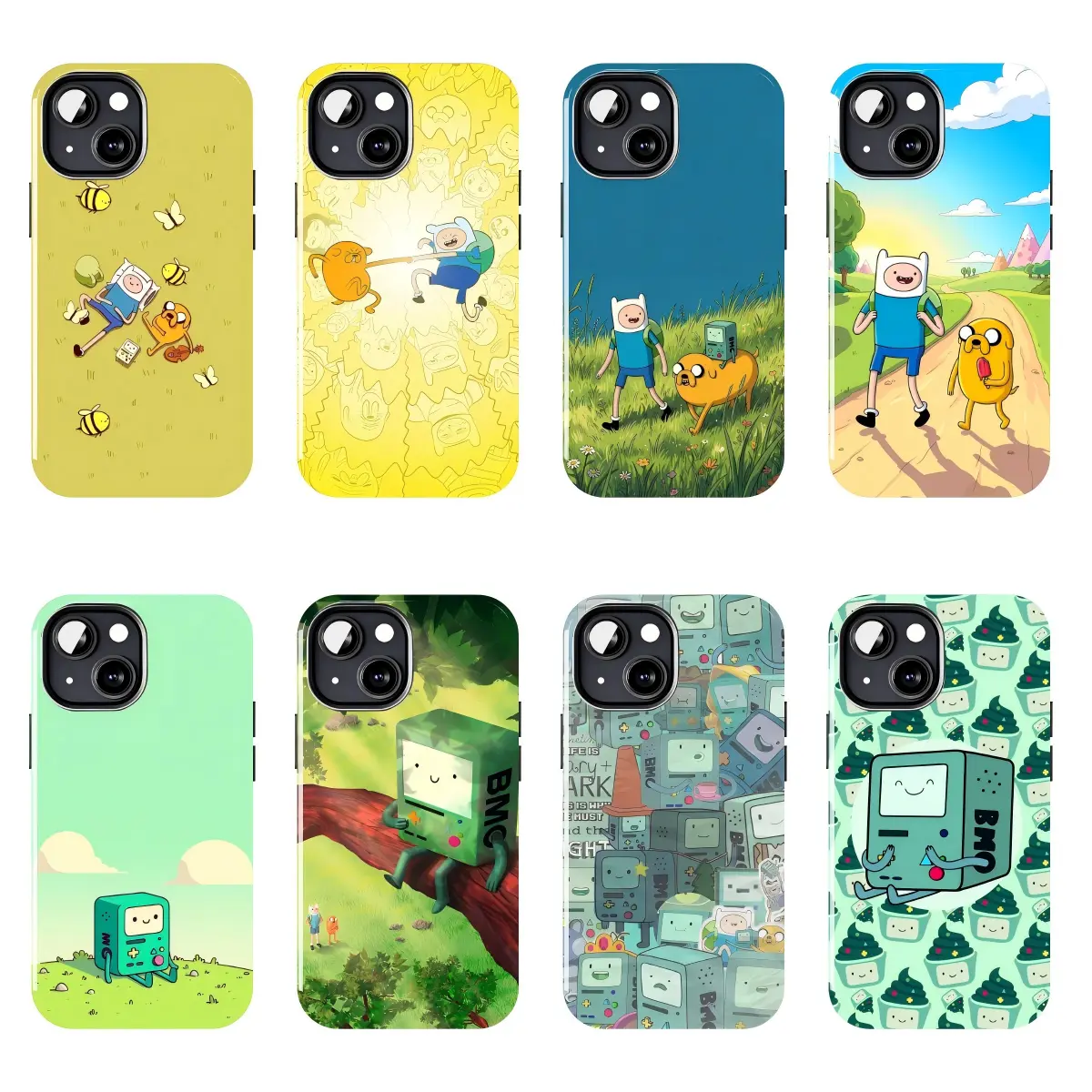 Adventure Time Finn & Jake Outdoor Scene Phone Case Suitable for iPhone 17-11 Pro Max/Plus and  Samsung Galaxy S23-25