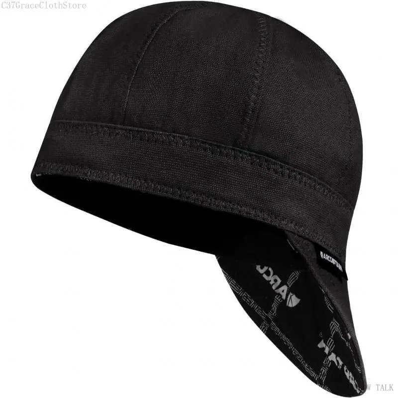 Reversible Welding Cap, 8 Panel Protective Welders Cap, 10 oz Fireproof Cotton Comforts for Safety and Protection While Welding to Men Women, Black, 7 1/4 ear muff durable construction work glove mascara  profesional breathable design  wC37Gr19PILLOW TALK