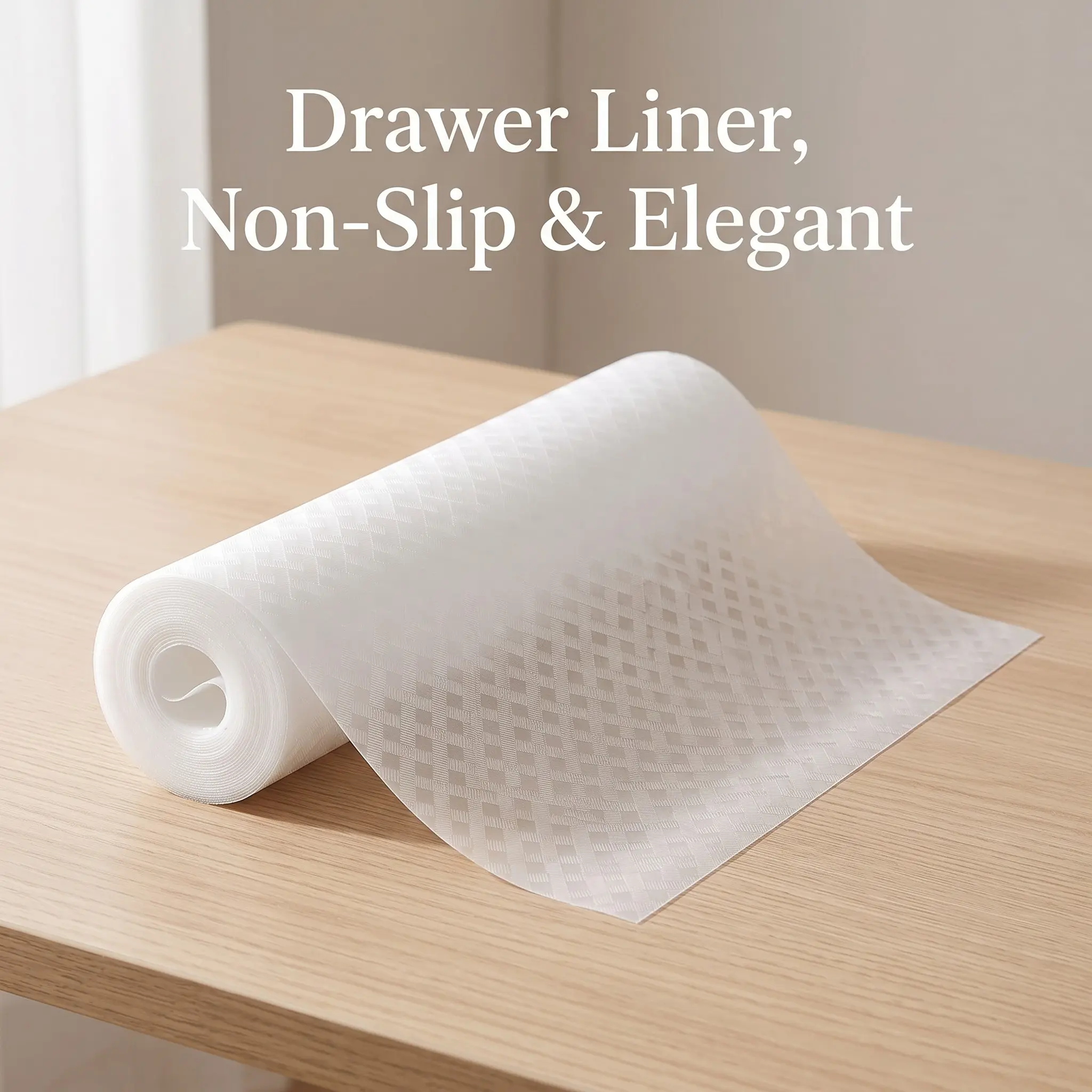 Multi-Functional Drawer Protector Pad, Waterproof Oilproof Moldproof Non-Slip, Precise Cutting, Washable, Universal for Cabinets, Fridges and Coasters
