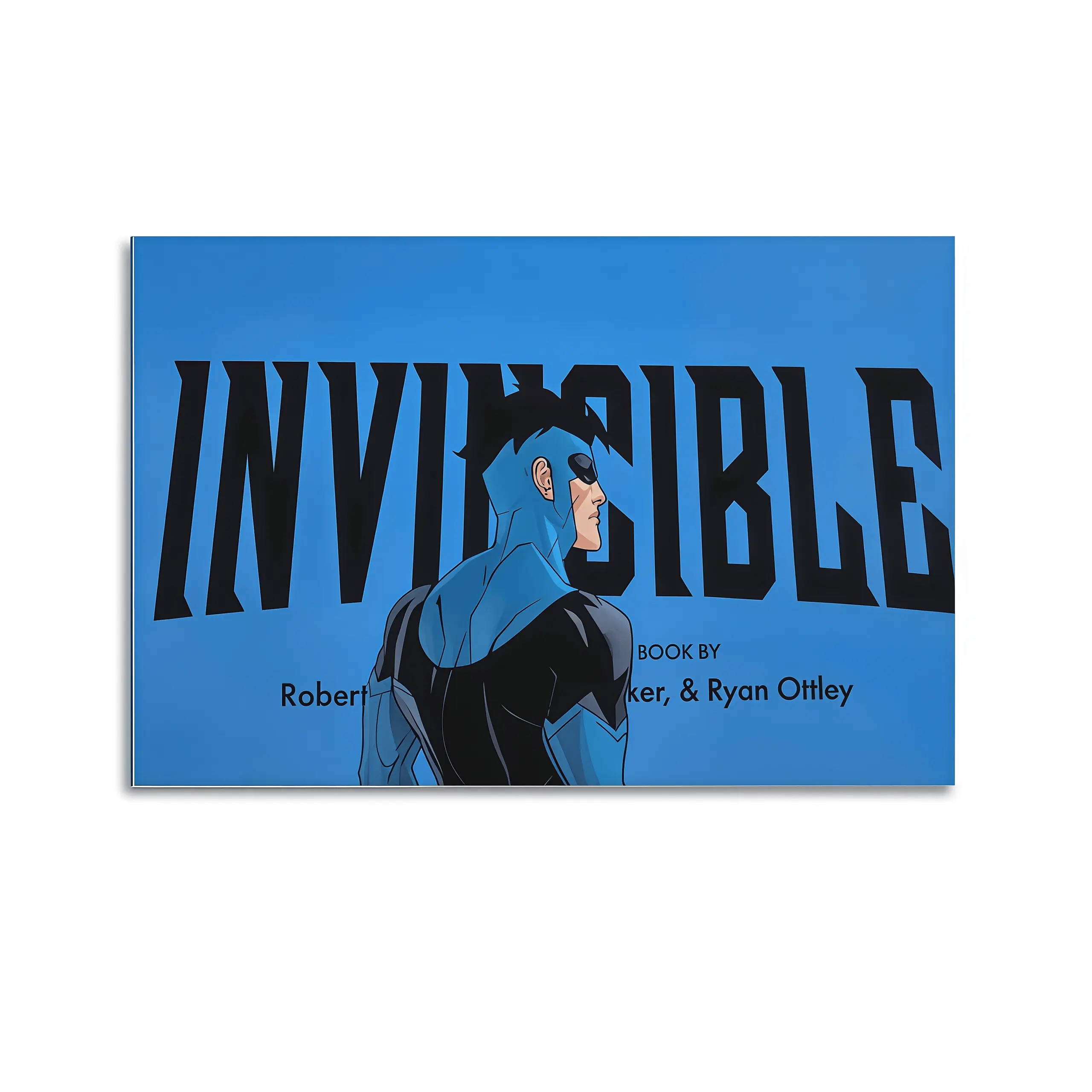 Invincible War Themed Lightweight Artistic Canvas Wall Art Poster - Mark's Universe Comic Variant Artwork, Solid Wood Framed/Unframed Print, Waterproof Moisture-Proof Decoration Gift for Teens' Bedroom Living Room frame manga abstract