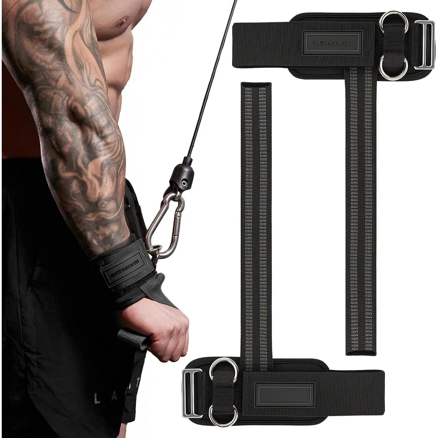 Wrist Straps for Weightlifting, Gy Lifting Straps with D Rings for  achine,Weight Lifting Wrist Wraps for en Woen