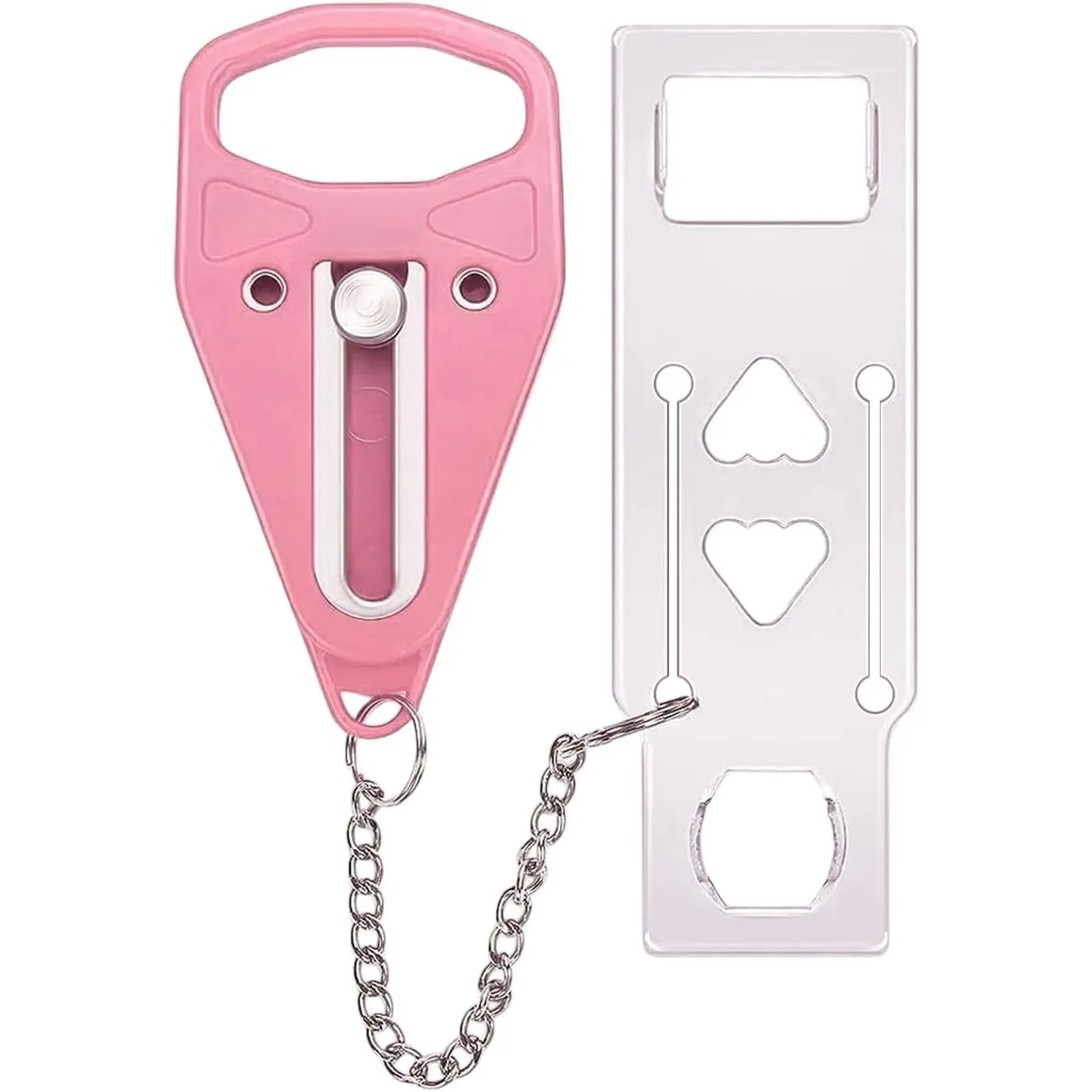 Portable Door Lock Extra  Essential Safety &  Travel Lockdown,  Entry Stopper, Protect Family While Traveling  Bedroom Hotel Apartment College (1 )