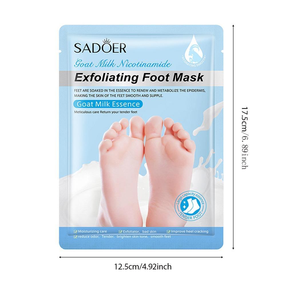 Skin-friendly Exfoliating Foot Mask, 3 Pairs Natural Moisturizing Hydrating Foot Care Mask for Christmas Gift, Nourishing Foot Care Product Skin-friendly Exfoliating Foot Mask, 3 Pairs Natural Moisturizing Hydrating Foot Care Mask for Christmas Gift, Nourishing Foot Care Product