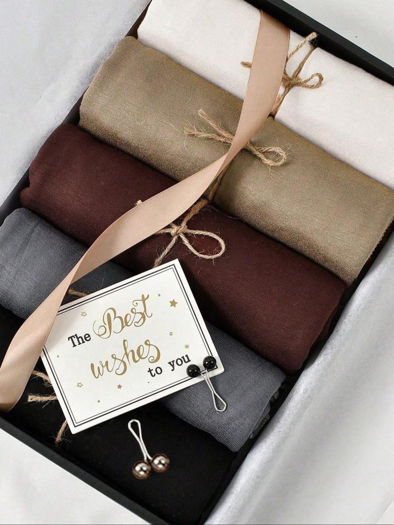 Women's Solid Color Hijab, Turban Hijab, Modest Casual Soft Comfortable Hijab Scarf for Daily Wear, Fashionable Minimalist All-match Accessories for Women & Girls