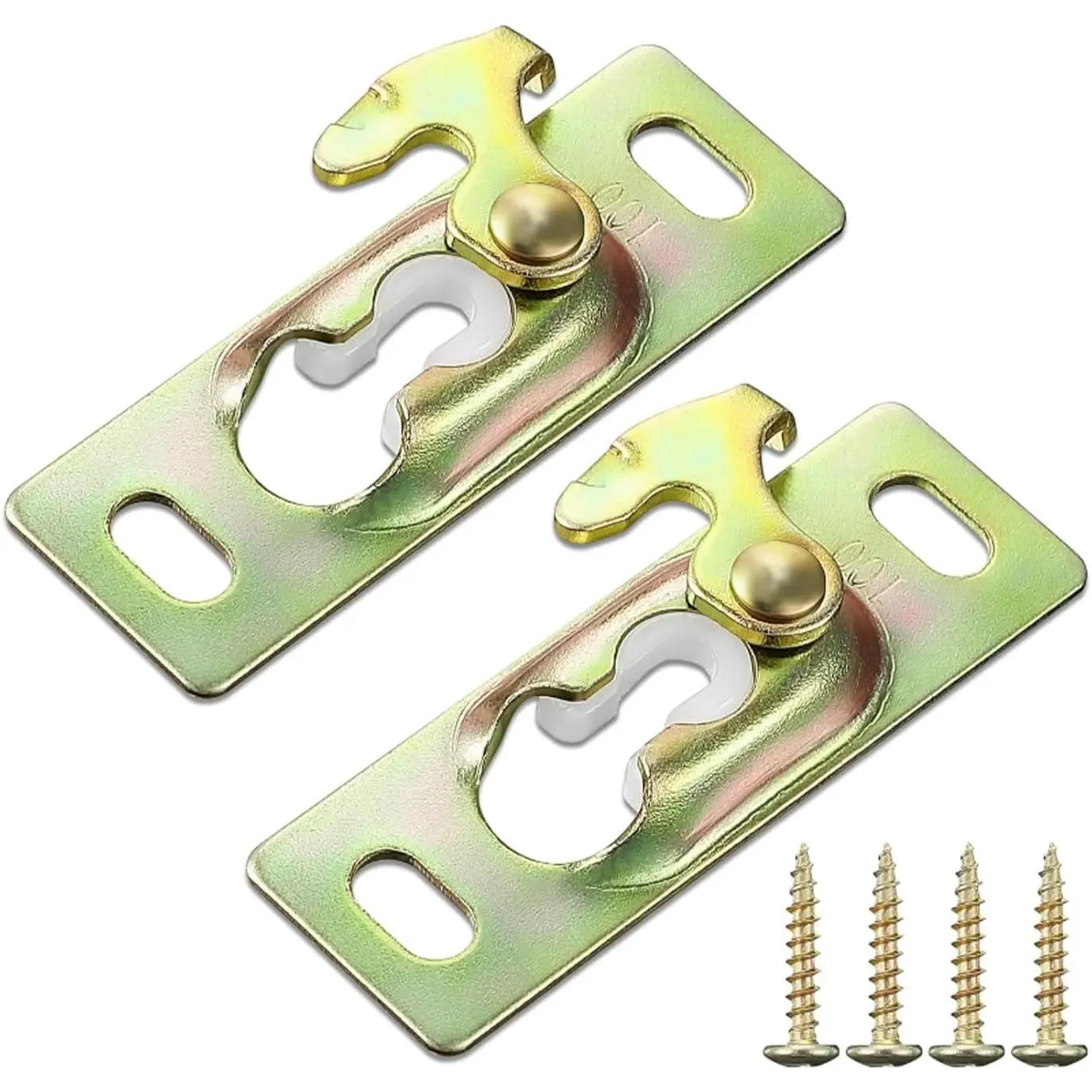 Pocket door hardware kit with sliding door rollers, 1 set| Sliding door hanger, roller plate and pivot wrench, RV or pocket door hardware repair
