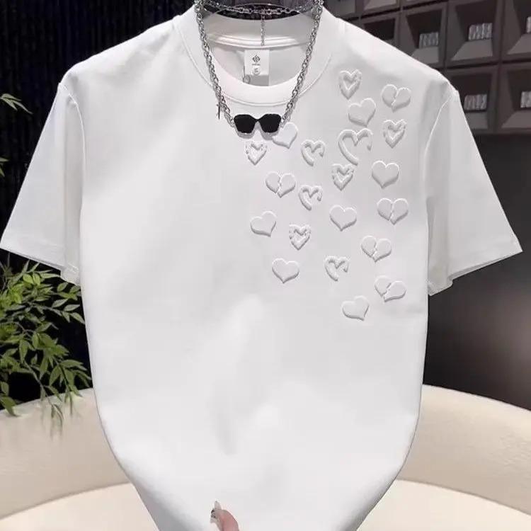 Men's Trend Casual Short Sleeve Loose Pullovers Summer Simplicity All-match Fashion T Shirts Harajuku Korean Men Clothing