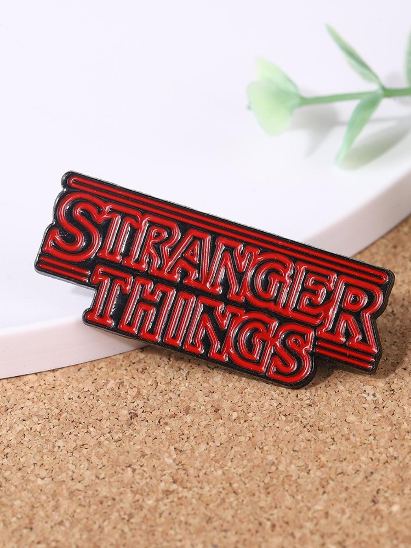 Stranger Things Enamel Pin Set – Officially Inspired Demogorgon & Eleven Poster Pins, Collectible Netflix Fan Merch, Perfect Gift for Halloween, Christmas & Season 5 Premiere