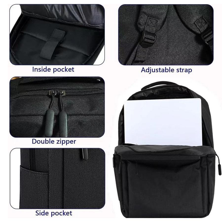 Game Console Backpack, Large Capacity Game Console Storage Bag with Game Console Holder, Travel Bag for PS5/Slim/Pro Console, Console Accessories, Casual Travel Backpack