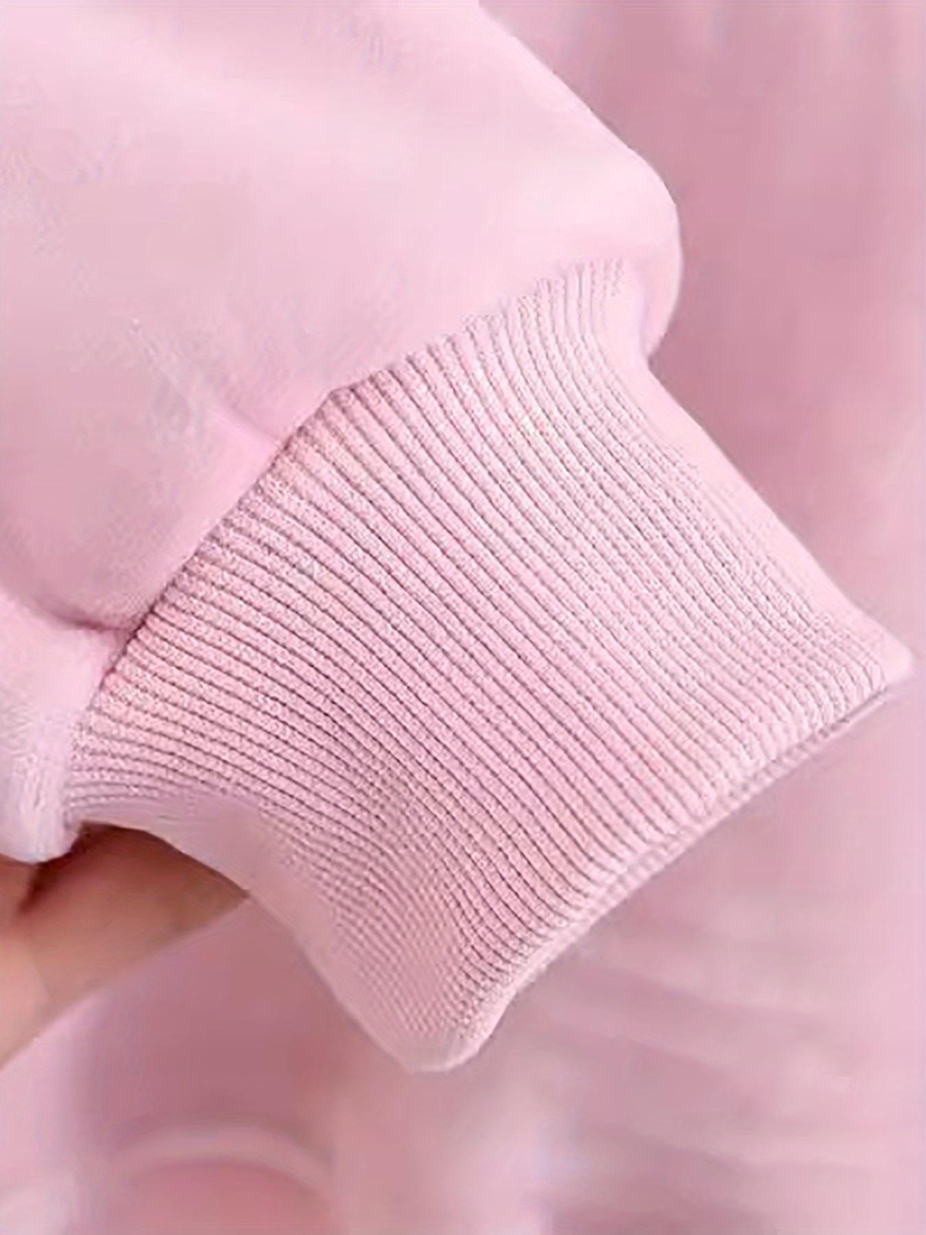 Fashion New Cartoon Embroidered Rabbit Pattern Hoodie and Pants Set Girls - Hooded Design, Perfect Choice Autumn and Winter, Perfect Outdoors