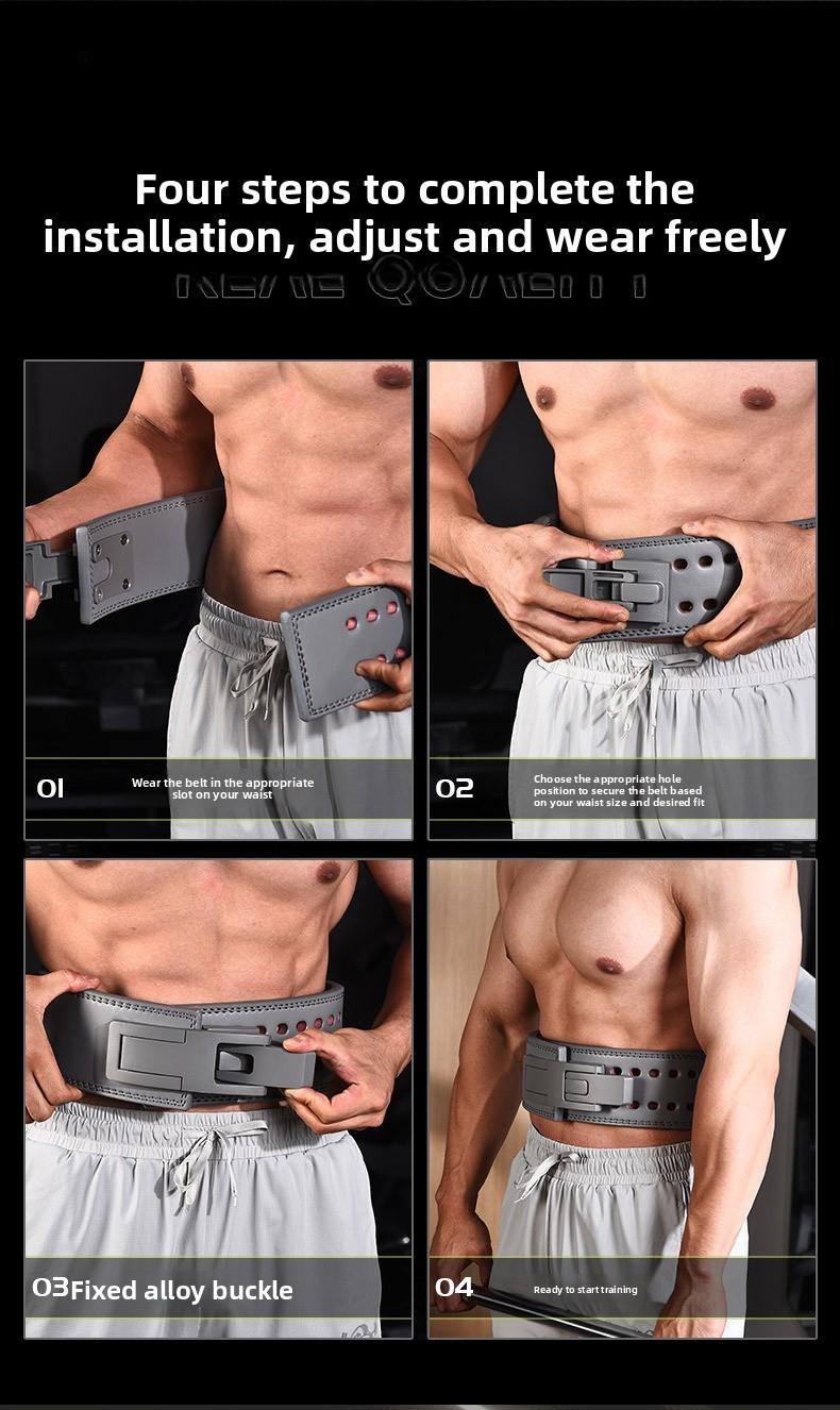 Fitness belt, waist belt, weight training gear