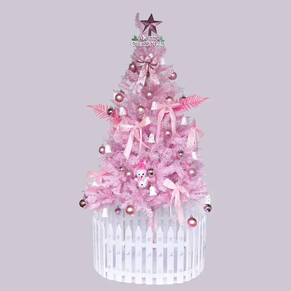 6FT Christmas tree pinkweddings, or any special occasion.