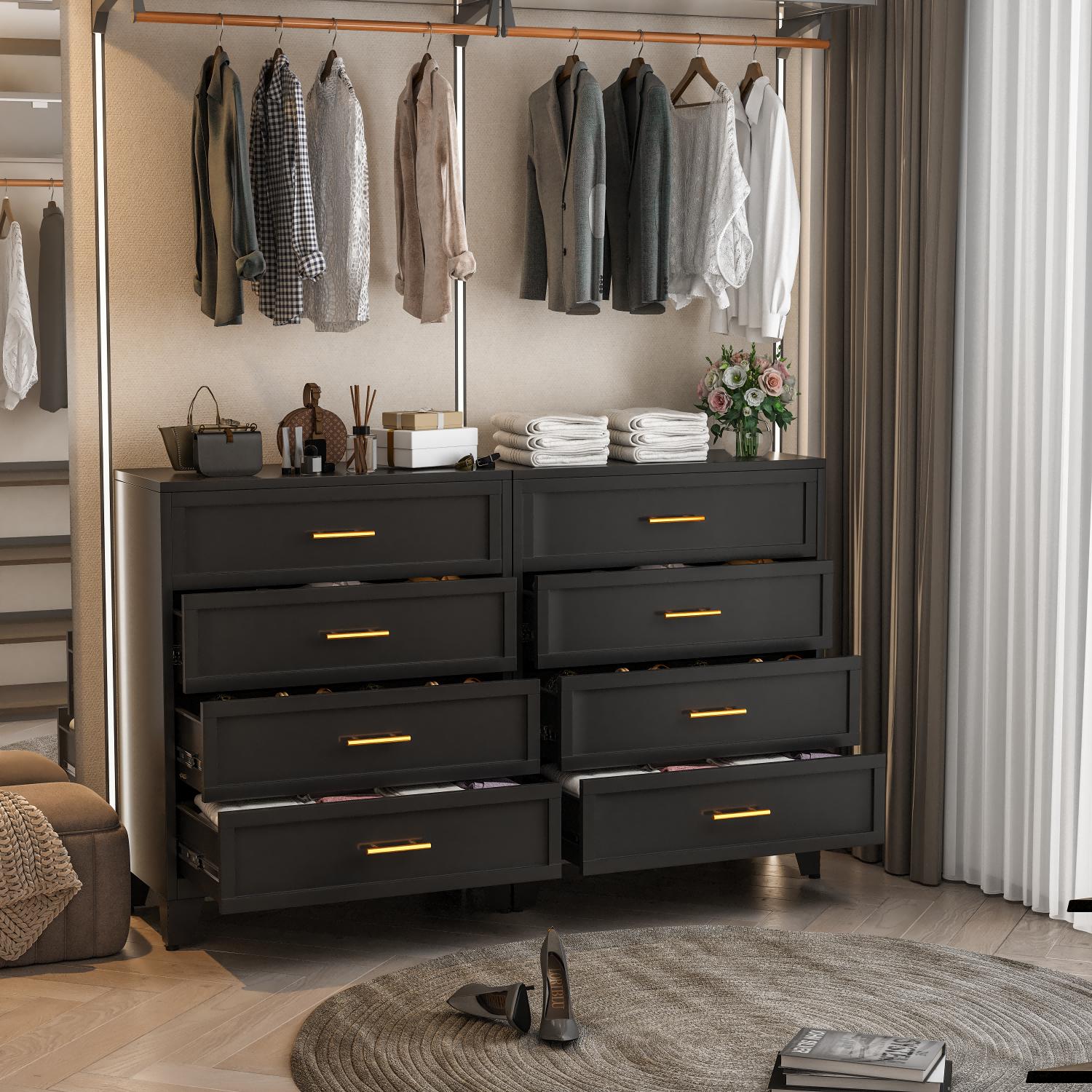 Metal Dresser Chest of Drawers, Filing Cabinet with Drawers for Home Office Collection and Storage Small Size Files furniture mothersdaygift