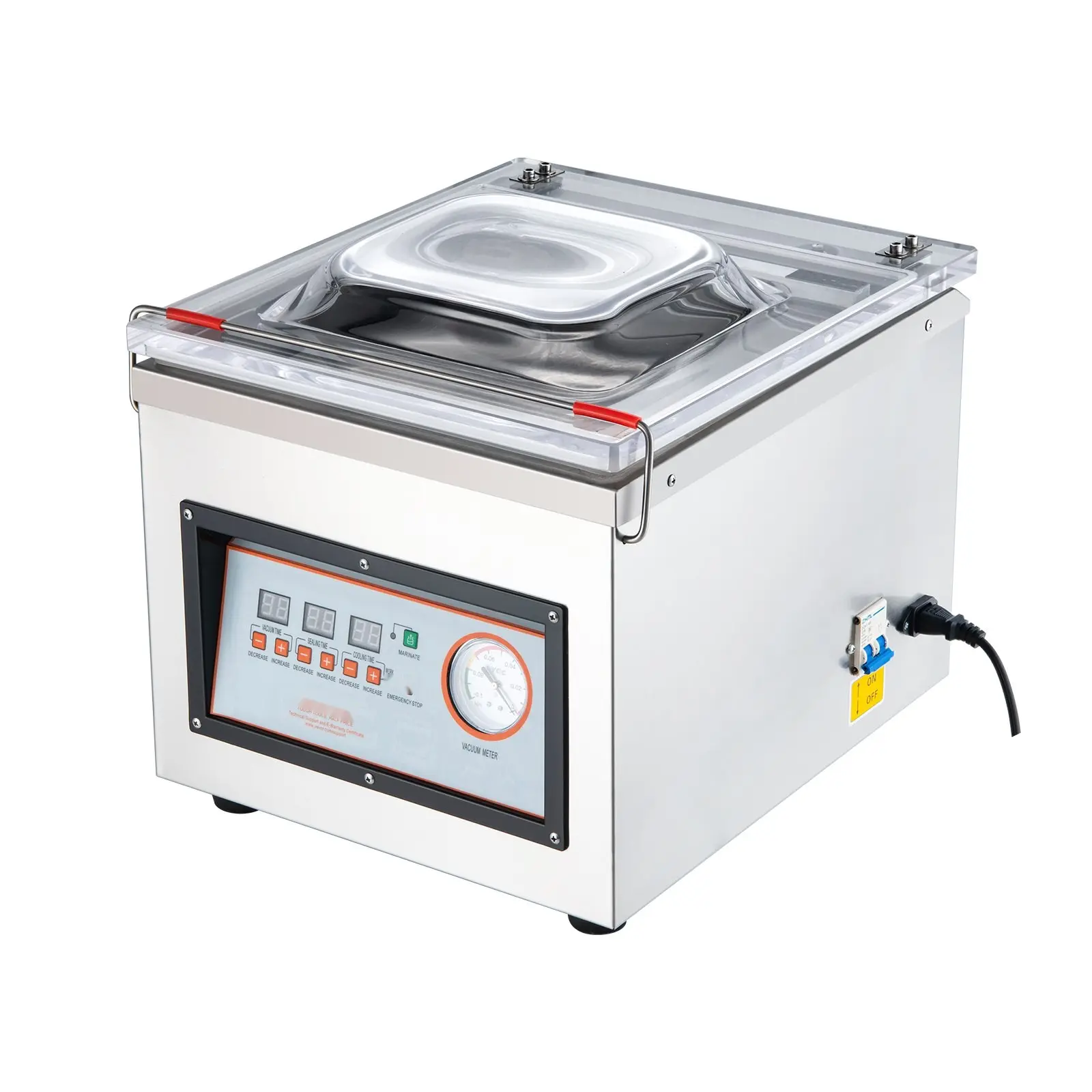 DZ-260C Chamber Vacuum Sealer for Food Preservation, Industrial Grade 110V Kitchen Vacuum Packaging Machine with Chamber Sealing Technology, Ideal for Home, Restaurant, Catering And Commercial Use