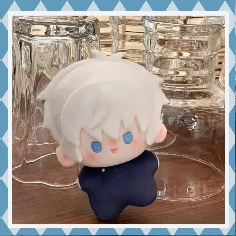 Jujutsu Kaisen Gojo Satoru Plush Doll 10cm Cute Mini Stuffed Toy Anime Figure Doll Collectible Gift for Fans Birthday Present