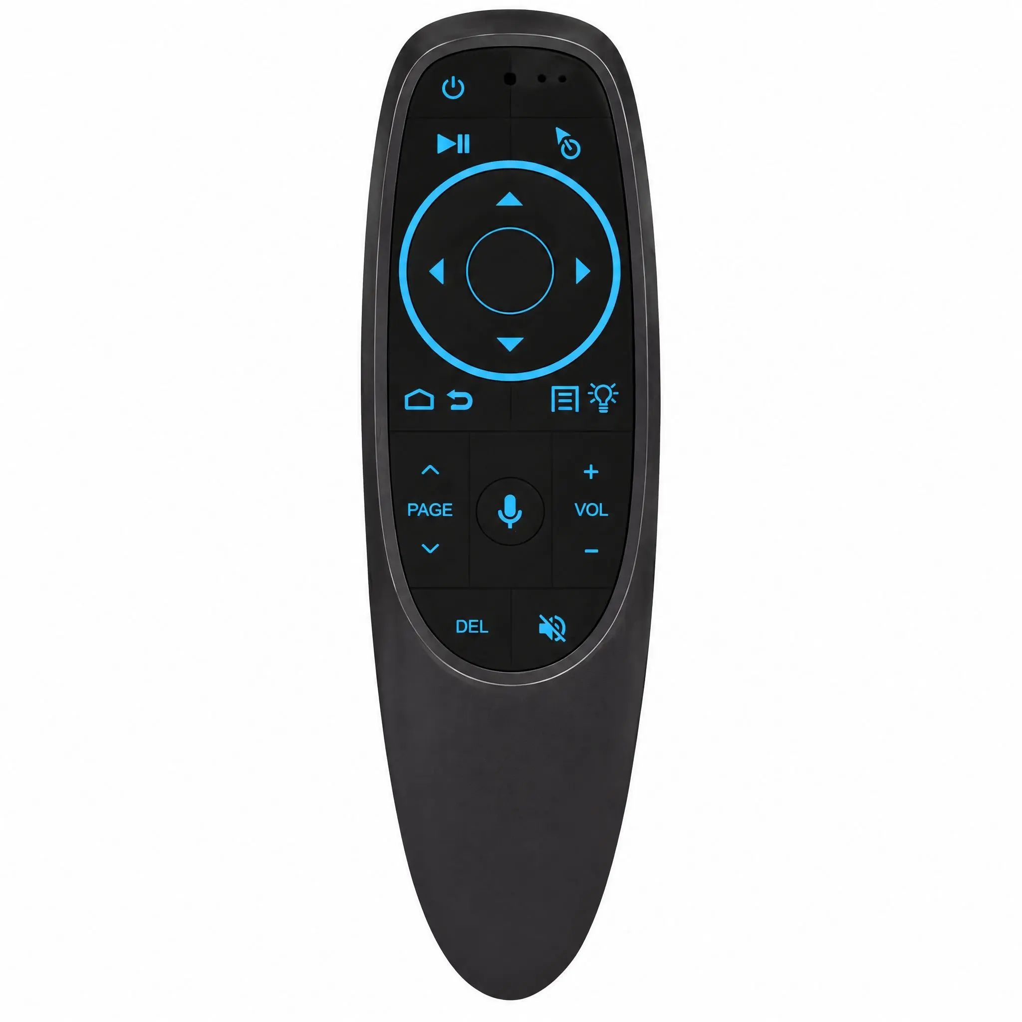 Wireless Air Mouse with Voice Control & 6-Axis Gyro, Rechargeable 2.4g/Bluetooth-compatible Remote, Backlight for Smart TV, Android Box, Tablet, Gamepad