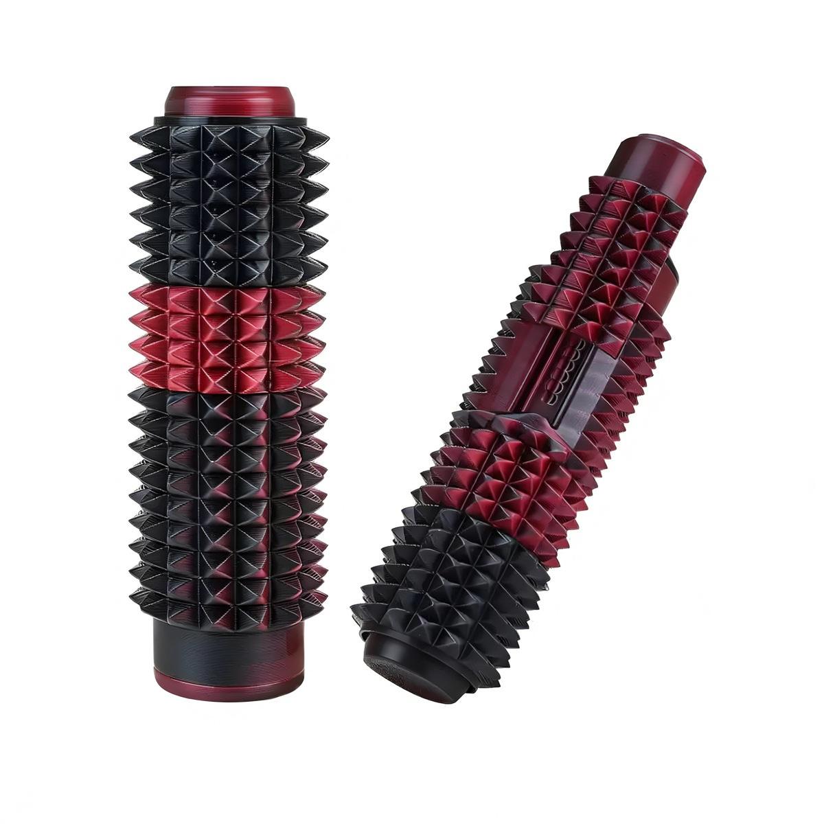 Rotatable Spiked Stress Relief Keychain for Adults 3D Printed Sensory Toy for Anxiety Relief and Focus Support 360° Rotation Ergonomic Design