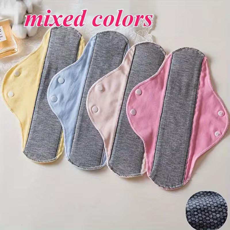 10 Pack Leak-Proof Washable Incontinence Pads with Graphene Aseptic Layer, Reusable Breathable Cotton Absorbent Pads for Women & Elderly, Odor-Resistant Comfort Protection