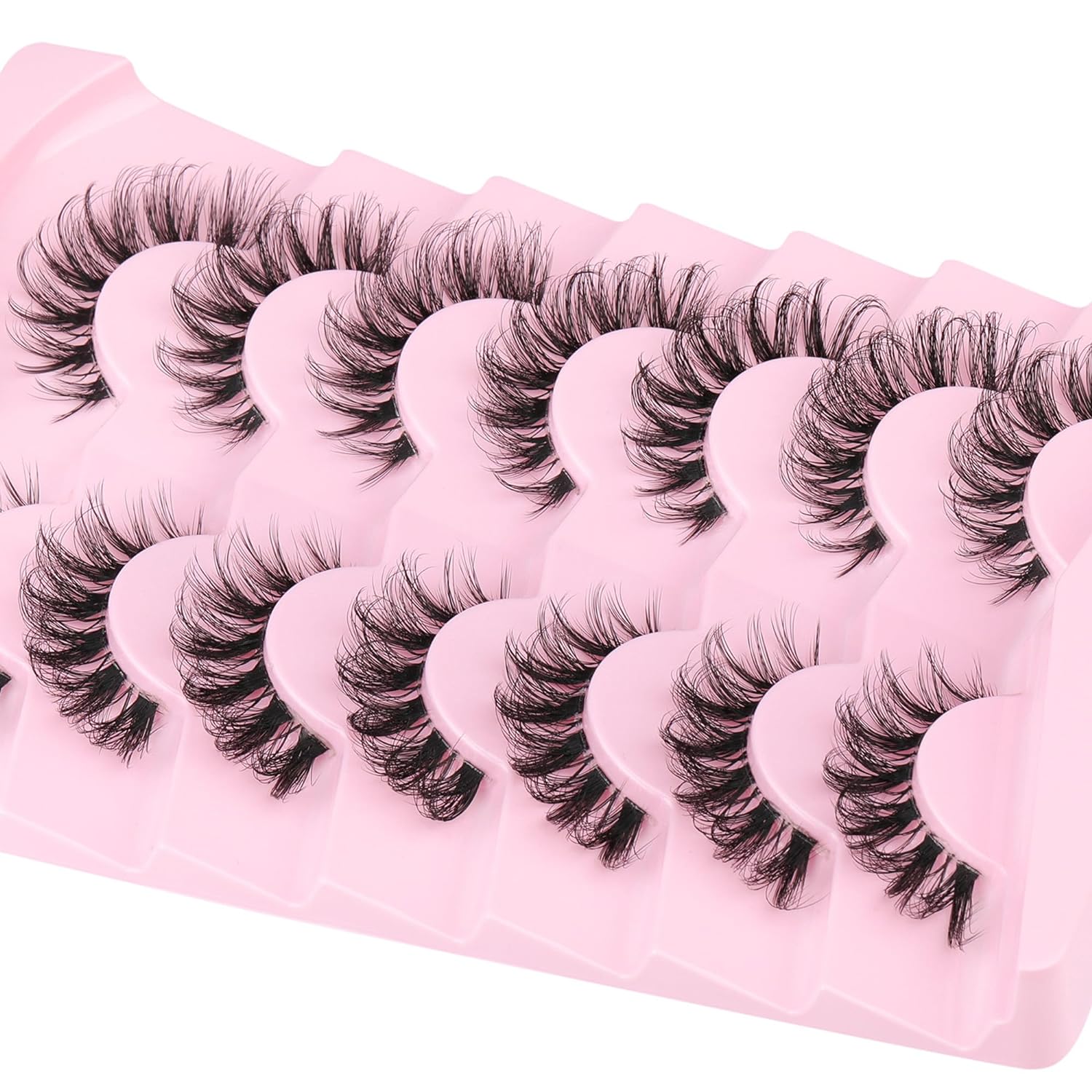 Lightweight Cat Eye False Eyelashes, Natural Look Wispy False Eyelashes for, Volumized Lash Extension Trending Product, Daily Eyelash Extension Kit, Makeup Products, High Quality Eyelashes, Eyelash Clusters, Fancy Lashes Cosmetic, DIY False Eyelashes