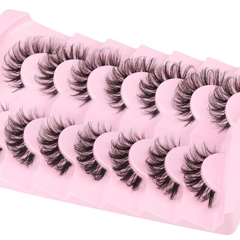 Lightweight Cat Eye False Eyelashes, Natural Look Wispy False Eyelashes for, Volumized Lash Extension Trending Product, Daily Eyelash Extension Kit, Makeup Products, High Quality Eyelashes, Eyelash Clusters, Fancy Lashes Cosmetic, DIY False Eyelashes
