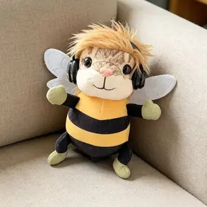 Haji Bee Bee Doctor Plush Keychain Cute Insect Bag Pendant Mini Doll Gift