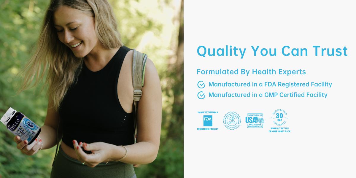 Tyillo Nitric Oxide Muscle Boost - 60 Capsules for Fast Recovery Enhanced Endurance & Muscle Growth Pre Workout Supplement for Fitness Enthusiasts Healthcare Edible Dietary Nutrition Healthy