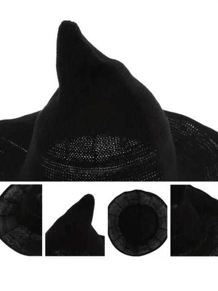 Witch Hat Design Witch Hat, Fashionable Funny Hat for Women & Men, Casual Trendy Accessories for, Daily Clothing Decor, Perfect for Student for Gift