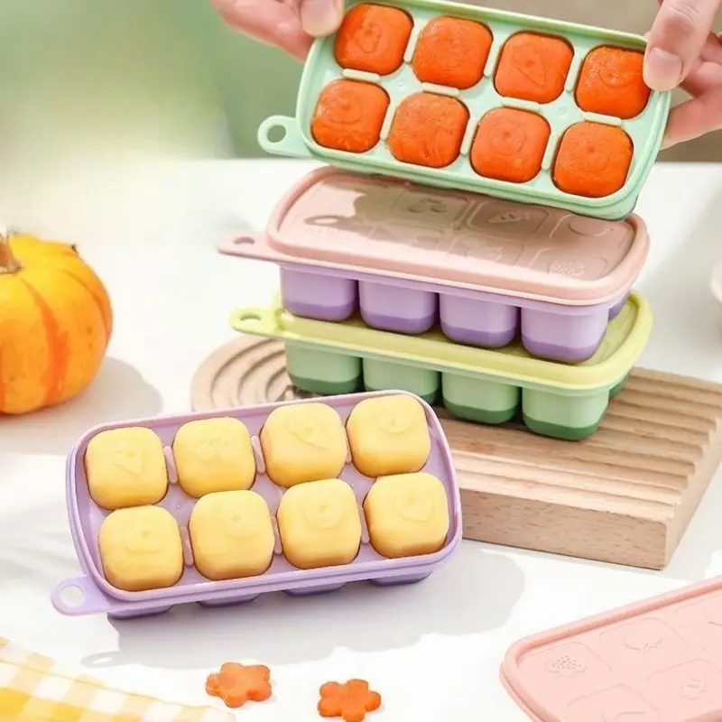 Smooth Silicone Ice Cube Tray Mold, Individual Cubes Press Design, Easy Release Kitchen Accessory for Home Drinks (Bag Charm Accessory), Home Parties