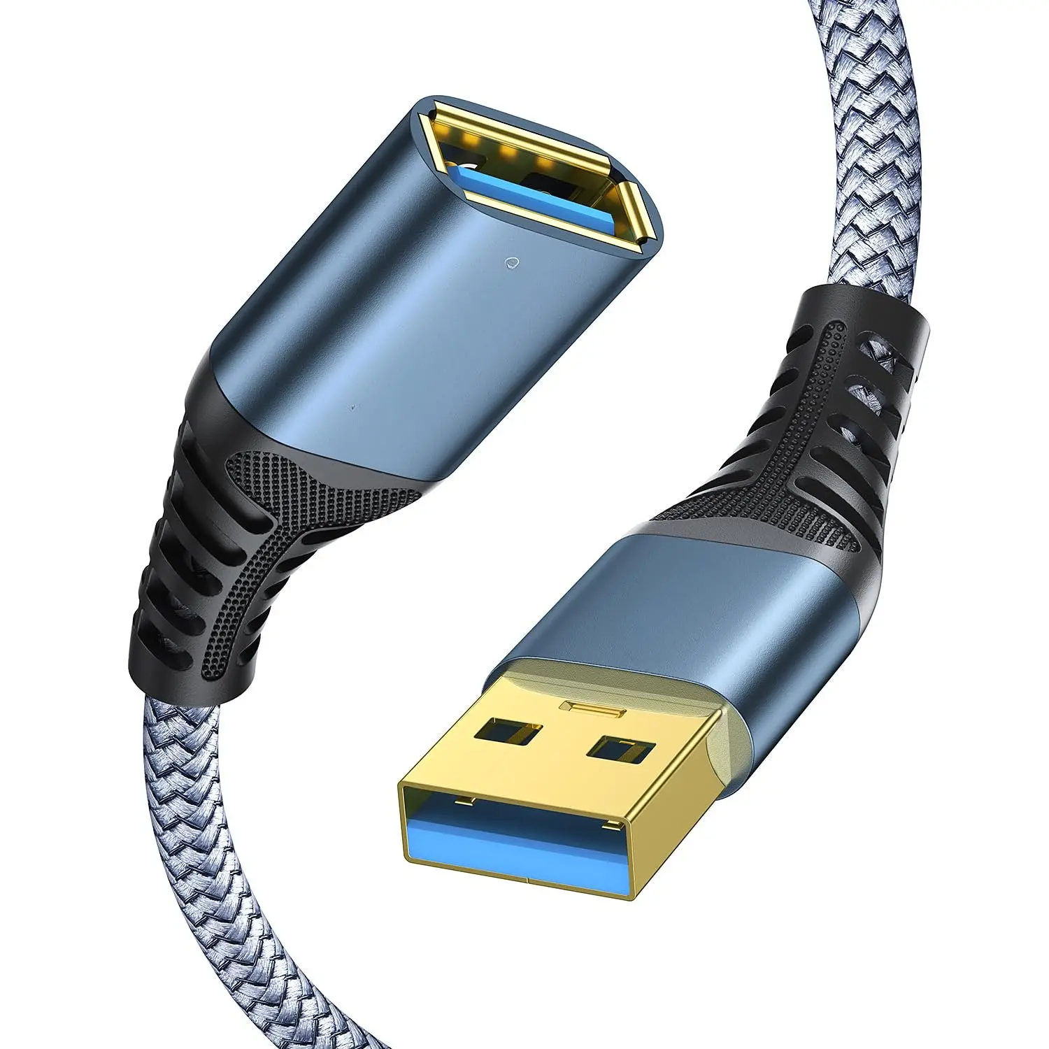 USB Extension  3.3ft, USB 3.0 Type A Male to Female Extender Cables  Data Transfer 5Gbps Compatible with Gamepad, Printer, Webcam, USB Keyboard, Flash Drive, Hard Drive