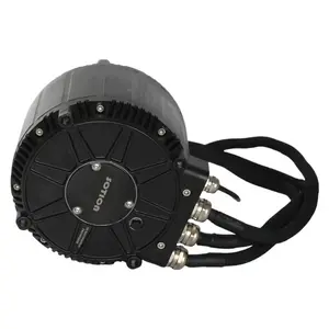 Water Cooling 8000RPM 100V Mid Dc Brushless Motor 80KW