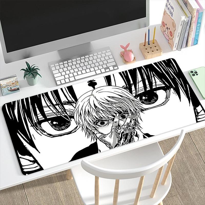 Anime Character Pattern Mouse Pad, Rectangle Gaming Mouse Pad, Non-Slip Mousepad, Office Desk Keyboard Mouse Mat for Home Office Game Room Desk, Gaming Desk Accessory