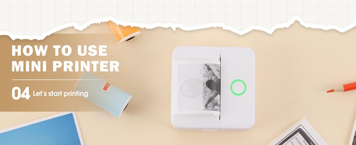 Print Pods Mini Printer, Thermal Inkless Sticker Maker With 10 Rolls Printing Paper, Pocket Printpod For Phone, Portable Printer For Notes, Flashcards, Journal, DIY, Compatible With iOS & Android Print Pods Mini Printer, Thermal Inkless Sticker Maker With 10 Rolls Printing Paper, Pocket Printpod For Phone, Portable Printer For Notes, Flashcards, Journal, DIY, Compatible With iOS & Android