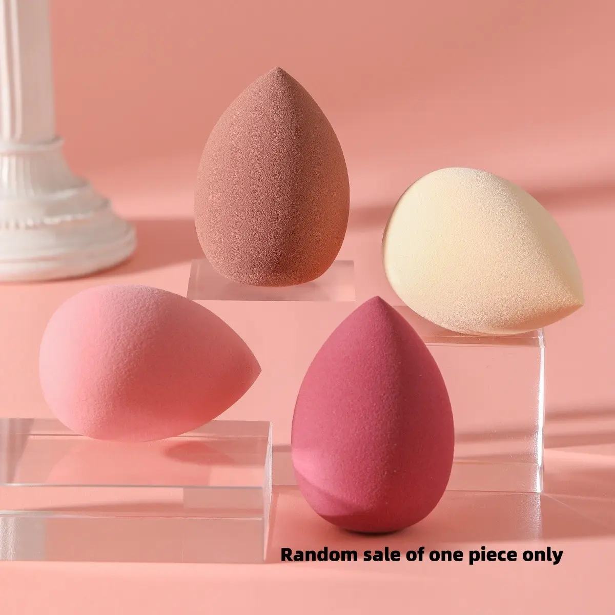 This all-in-one makeup sponge set with foundation-mixing beauty sponge, suitable for liquid, cream foundations, Beauty blenders, Face sponges for makeup, latex-free, wet/dry, suitable for all skin types