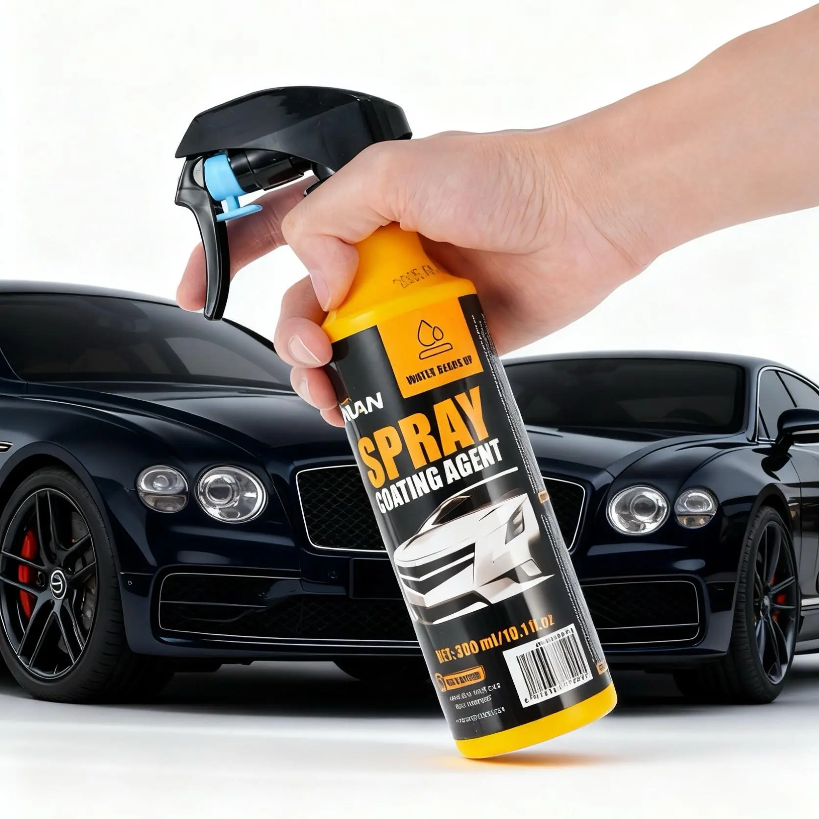 Spray coating agent；NUAN nano car coating sprayNano Car Coating Spray – Fast, durable, hydrophobic, shields paint, prevents fading, perfect for everyday car maintenance.-MY0522