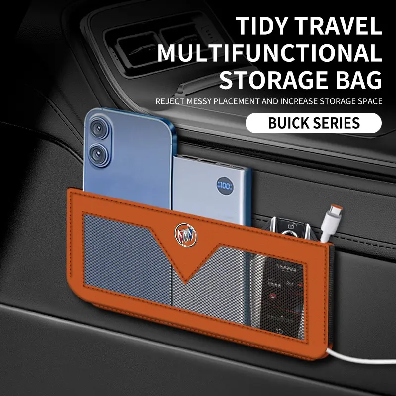 Suitable for Buick LaCrosse, Envision, Envision Plus, Envision S, Encore, Encore GX, Angyi, Enclave, Electra E5, Electra L7, GL8, Century Car Storage Bag, Self-Adhesive Car Storage Bag, Car Interior Storage Accessories