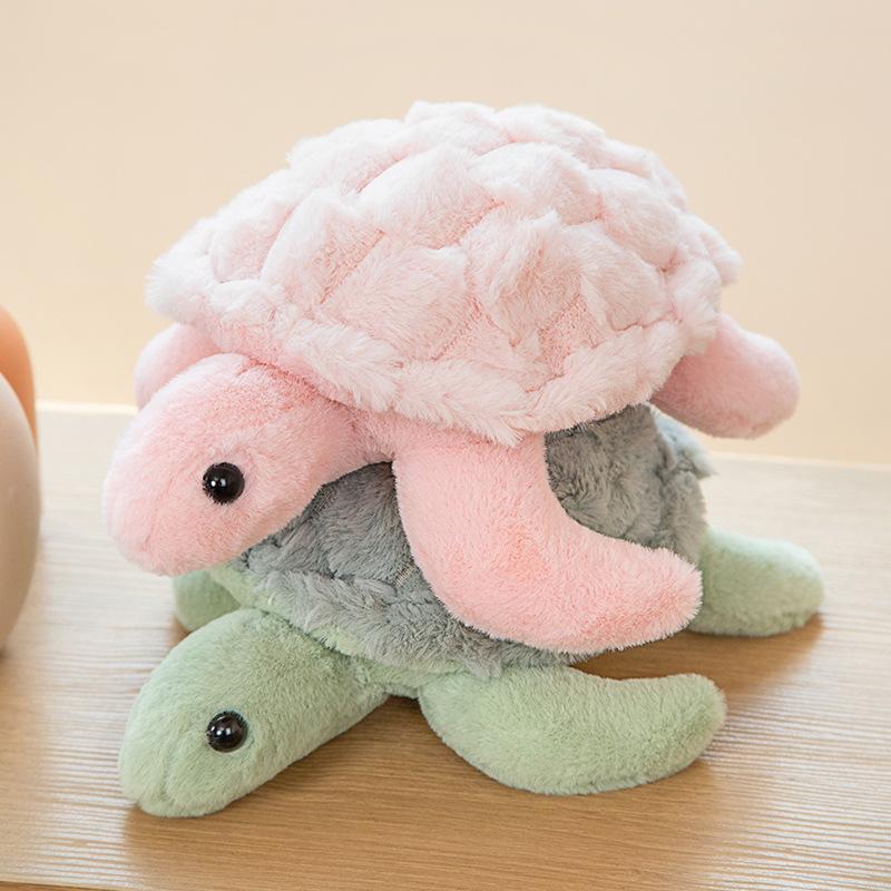 Cute Turtle Design Plush Toy, 1 Count Soft Stuffed Marine Animal Doll, Sea Turtle Plushie, Appease Doll for Children Birthday Gift, Gift for Her, Girl's Gift, Soft Cuddly Gift