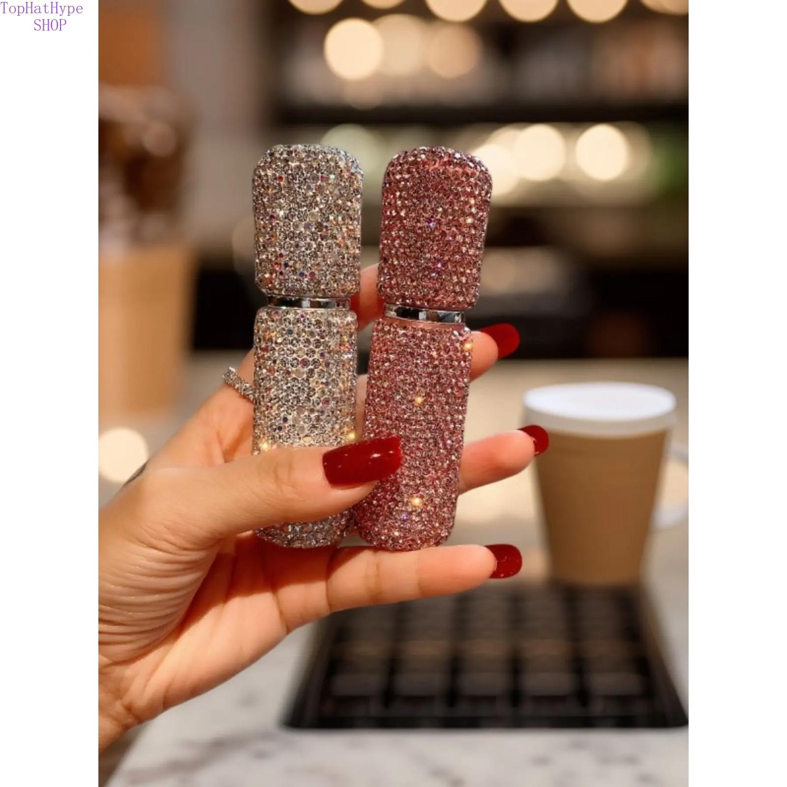 10ml Luxury Refillable Perfume Atomizer Portable Travel Size Mini Spray Bottle Premium Leak-Proof Design Empty Fragrance Container for Women Perfect for On-the-Go Daily Use Travel Outings and Gift Giving