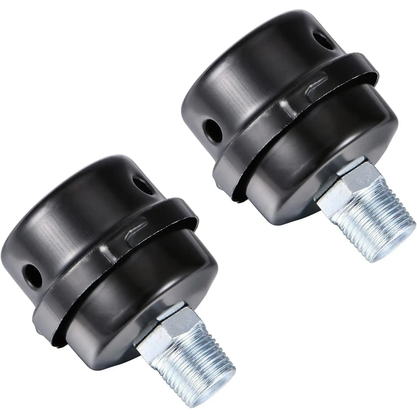 1/2" Thread Male Thread Diameter 20mm Air Compressor Silencer Filter, Thread Metal Air Compressor  Filter Sound Muffler Silencer, Air Compressor