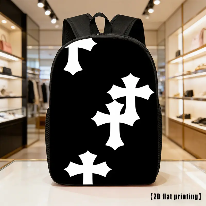 Cross, Lightweight, Large-Capacity Unisex Backpack with Adjustable Shoulder Straps, Side Pockets, Suitable for Casual Wear, Commuting, And Multiple Uses. Ideal for Hiking, Mountaineering, And Adventure, As Well As a Laptop Bag