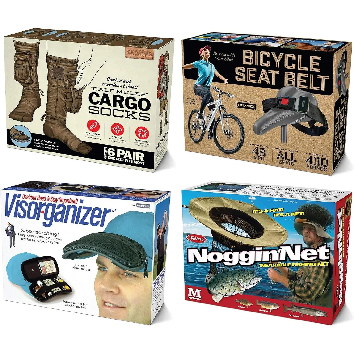 -O   Box Bundle Set, 4   Boxes, Wrap Your Real Present in a Funny Authentic -O Gag Present Box, Medium-Sized Novelty Gifting Box for sters, Holiday Gifting
