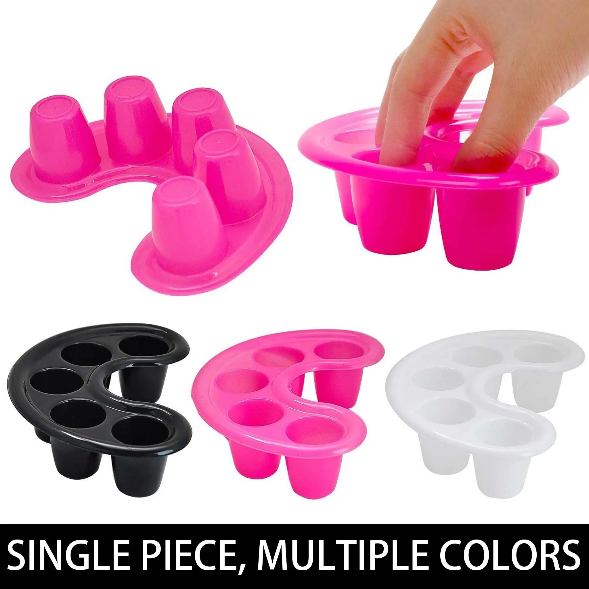 1PC Nail Art Tools, Nail Tools Five-Finger Soak Hand Bowl, Three-color Optional Manicure Softening Bowl, Dead Skin Cleaning, Nail Cleaning and Care Tools
