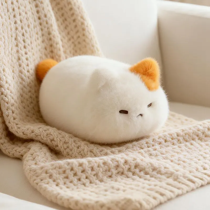 Cute Plush Cat Stress Relief Toy, Soft and Comfortable Design, Perfect Gift for Friends and Girlfriends, Birthday Present Idea