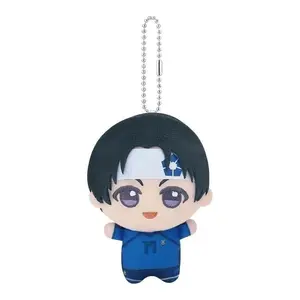 Original Anime Blue Lock Vol.7 Hiori You Isagi Yoichi Cosplay Plush Doll Fluffy Maumet Pendant Puppet Keychain Keyring Gifts
