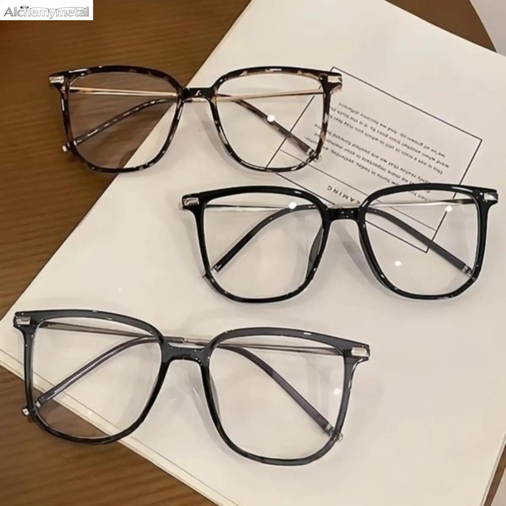 Y2K Retro Square Tortoise Shell Frame Glasses For Men And Women – Lightweight TR And Zinc Alloy Decorative Lens Design, Fashionable Unisex Eyewear For Work, Study, Travel, And Everyday Casual Outfits Vintage outdoor uv400 fall Small Oval Women's Glasses
