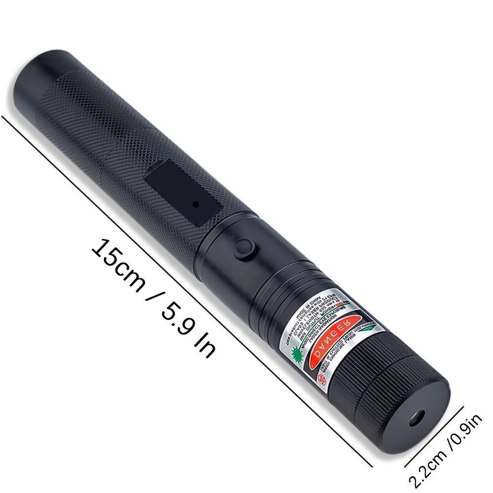 USB Rechargeable Flashlight, Portable Laser Light with USB Cable, Lightweight Flashlight for Outdoor Camping, Hiking, Fishing, Travel