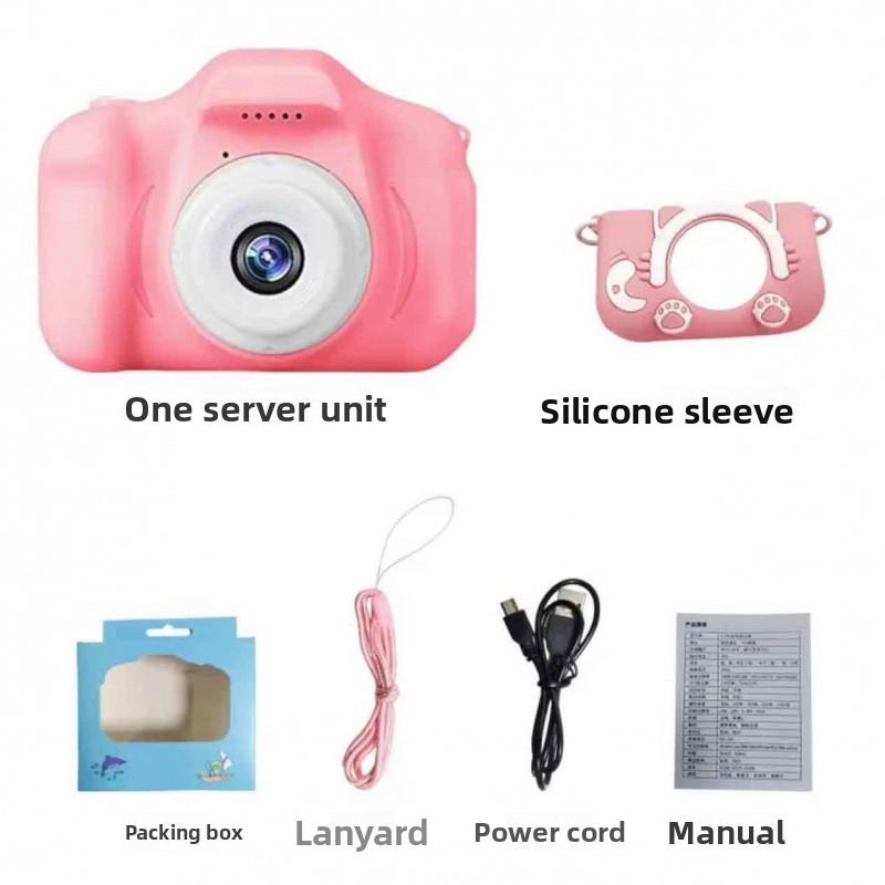 HD Retro CCD Digital Camera - Compact High-Def Point & Shoot with Silent Mode, Smooth Video Recording, Sky Blue Design, High-Speed 32G Memory Card, Affordable for Boys, Sky Blue - High-Speed 32G Memory Card