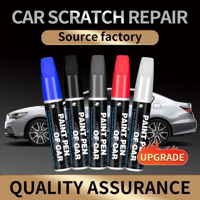 Premium 2-in-1 Car Scratch Removal Pen – Metal Tip & Brush Touch-Up Tool, Scratch Remover, Car Touch Up Paint Pen, Polishing Wax, Vehicle Scratch Repair, Shine, Complete Car Scratch Remover Kit and Car Accessories